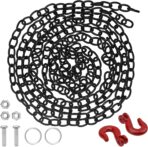 RC Simulation Fire Extinguishers Metal Trailer Tow Hooks Winch Hook w/Trailer Chain Decoration Part Compatible with Traxxas TRX4 Axial SCX10 Tamiya D90 1/10 RC Crawler - Image 4