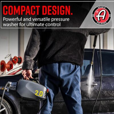 Adam's Polishes Active Pressure Washer 2.0 & Mega Foam Car Soap (5 Item) Powerful, Lightweight, Portable Electric Pressure Washer Sprayer | 1800 PSI, 2.0 GPM | for Car Home Auto Patio RV Motorcycle - Image 5