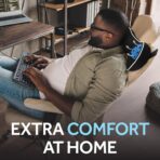 Sealy Memory Foam Neck Pillow for Car or Office Chair – Cervical Neck Pillow, Cooling Car Headrest Pillow or Office Chair Cushion for Neck - Image 5