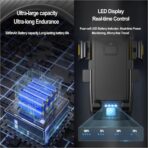 4 in 1 Bike Phone Mount with Light, Bicycle Phone Holder with 500 Lumen LED Headlight,3000mAh USB Charger&130dB Horn,Easy Install for Handlebar,E-Bike,Road & Mountain Bicycle(Black) - Image 5