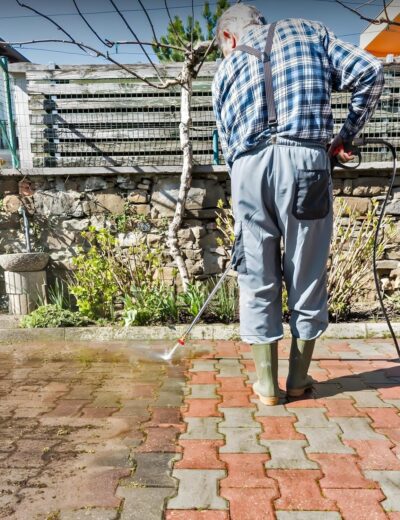 Electric Pressure Washer, 1850 PSI Max,1.0 GPM, 5" Wheels, 18M Cord/Hose Length Max, Power Washer for Patio, Car, Driveway, Fence & Home Cleaning - Image 6