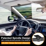 Veharvim Sun Visor Extender for Cars, Polarized Car Visor Extender Sun Blocker UV400, Adjustable Visor Extension, Clip on Sun Visor for Car, Universal, Glare, UV Protector (Large(1 Pack)) - Image 2