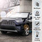 Windshield Sun Shade Front Window Sunshade Fit for Toyota RAV4 RAV-4 2019-2024 2025 2026 Accessories Auto Interior Sun Visor Heat Protection - Image 2