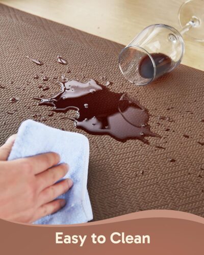 Ophanie Kitchen Mats for Floor, 3/4 Inch Thick Kitchen Rugs, 20x32 Anti Fatigue Standing Cushioned Mat, Waterproof,Comfort Ergonomic Mat for Office, Home, Sink, Brown Non-Slip Bottom - Image 5