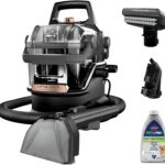 BISSELL Little Green HydroSteam Multi-Purpose Portable Carpet and Upholstery Cleaner, Car and Auto Detailer, 3618