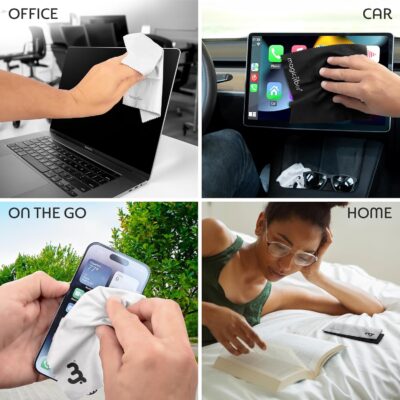 MagicFiber Microfiber Cleaning Cloth, 6 Pack - Premium Cloth for Glasses, Lens, Screens & More - Image 5