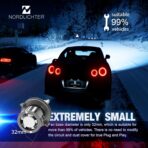 H13 9008 Bulbs, 600% Brightness 6500K Xenon White Extremely Super Bright Plug & Play 9008 H13 Fog Light with Cooling Fan (Pack of 2) - Image 4