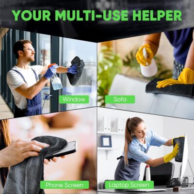 KKV 2-Pack Microfiber Towels (35"x 24") Extra Large Ultra Absorbent Drying Towel for Cars and Trucks, Without Streaks, Scratches, or Water Spots - Image 6