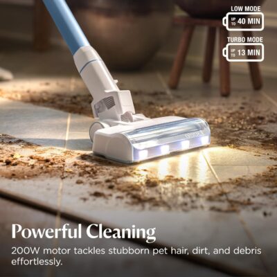 Bissell PowerClean 200W Self-Standing Cordless Vacuum w/Tangle Free Brush Roll, Removeable Battery, Wall Mount, Upholstery Tool & Bright Headlights, 4173 - Image 2