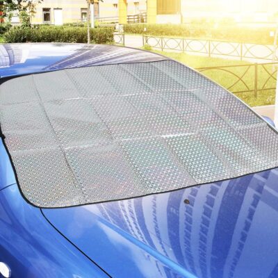 BETOOKY Magnetic Thickened Windshield Sunshade for Cars and Suvs, 160x120cm Front Window Sun Shield, Heat and UV Protection Automotive Interior Sunshade for Daytime Use - Image 4