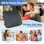 Lumbar Support Pillow for Car: Ergonomic Memory Foam Lumbar Pillow for Long Drives, Lower Back Support for Pain Relief, Dual Adjustable Straps, Back Cushion for Car Seat, Office Chair - Black - Image 9