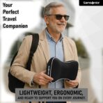 Samsonite Car Neck Pillow, Soft Memory Foam Headrest Pillow for Driving, Ergonomic Car Seat Headrest Cushion with Adjustable Strap, Breathable & Removable Cover, Neck Pain Relief, Black - Image 8