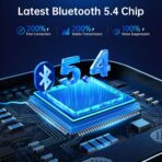 Syncwire Bluetooth 5.4 FM Transmitter Car Adapter 54W (PD 36W & 18W) [Stronger Dual Mics] [Light Switch] [HiFi Bass Sound] [Fast Charging] Wireless Radio Receiver Hands-Free Calling LED Display - Image 3