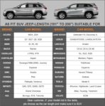 Kayme 6 Layers SUV Car Cover Waterproof All Weather for Automobiles, Outdoor Full Size Cover Rain Sun UV Protection with Zipper Cotton, Universal Fit for SUV Jeep (191-200 inch) - Image 5