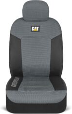 Cat MeshFlex Automotive Seat Covers for Cars Trucks and SUVs – Gray Car Seat Covers for Front Seats, Truck Seat Protectors with Comfortable Mesh Back, Set of 2 - Image 7