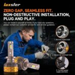 LUXSTER Ultra H11 H9 LED Bulbs, 80000LM Super Bright, Triple Copper Pipes Cooling Tech(Unique), Punisher Pro Upgrade, H8 H16 Foglight, 6000K Pure White, Pack of 2 - Image 8