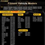 TPMS Chevrolet Pre-Programmed Tire Pressure Sensor,with:➥Trax(13-22)|Suburban1500/2500(07-19)|Traverse(09-17)|Camaro(10-15)|Impala(05-20)|Cruze(11-15)|Sonic(12-20)/#13598771(4 PCS) 315MHz - Image 3