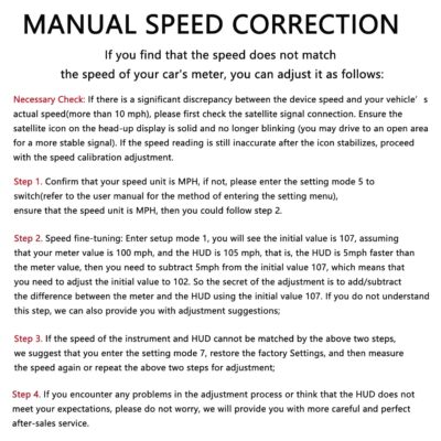 Digital GPS Speedometer MPH for Car 5.5 inch LCD Heads Up Display HUD with Compass Speed Fatigued Driving Alert Overspeed Alarm Trip Meter for All 5V Car - Image 6