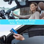 XCBYT Civic Window Shades for 2016-2021, 4PCS Side Window Sun Shades with Breathable Mesh, Magnetic Car Window Covers for Baby & Privacy, UV Protection & Heat Insulation - Image 4