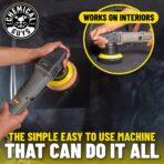 Chemical Guys TORQX Random Orbital Polisher Complete Car Detailing Kit - Pads, Pad Cleaner, Conditioner & Towels, Safe for Cars, Trucks, SUVs, Motorcycles & More, 700W 8mm Throw - 12-Piece - Image 9
