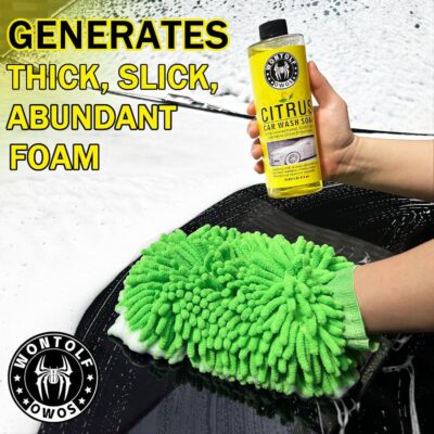Wontolf Complete Car Wash Cleaning Kit, Car Interior Detailing Kit with Car Wash Soap, Interior Detailing Cleaner, Wheel Cleaner, Wheel Brush, Dying Towel, for Cars Trucks RVs SUVs - Image 3