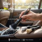 8-Piece Car Interior Detailing Kit - 160g Non-Sticky Gel (128% More Than 70g), Ultra-Soft Detail Brush, Boars Hair Brushes, Dual-Head Vent Brush, Towel & Bag | for Cars, Trucks, SUVs - Image 2