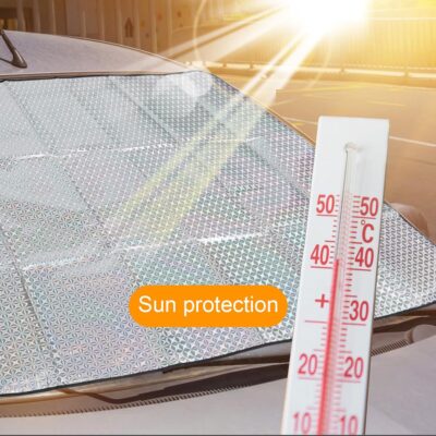 BETOOKY Magnetic Thickened Windshield Sunshade for Cars and Suvs, 160x120cm Front Window Sun Shield, Heat and UV Protection Automotive Interior Sunshade for Daytime Use - Image 8