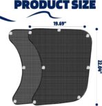 2Pcs Semi Truck Side Window Sun Shades with Suction Cups, UV Protection Semi Truck Curtains for Freightliner Cascadia Interior Accessories 23.6x21.6 Inch - Image 7