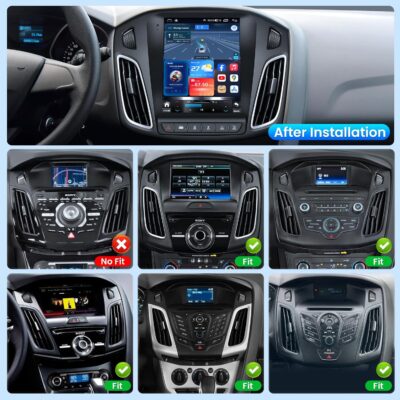 64G Car Stereo Radio for Ford Focus 2012-2018: 10.4" 1024 * 768 HD Touchscreen Head Unit Wireless Carplay Android Auto 1080P Backup Camera Mirror Link 5G WiFi GPS Bluetooth5.0 SWC FM/RDS - Image 2