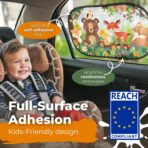 Car Window Shade for Baby with Certified UV-Protection 2 Pack - 20"x12" - Image 2