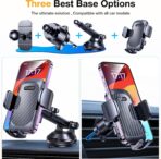 Romuto Phone Holders for Your Car Phone Holder Mount【Super Suction】Cell Phone Mount for Car Accessories for Women Men Windshield/Vent/Dash Truck Stand Desk Mount Clamp Holder for iPhone Samsung Camera - Image 2