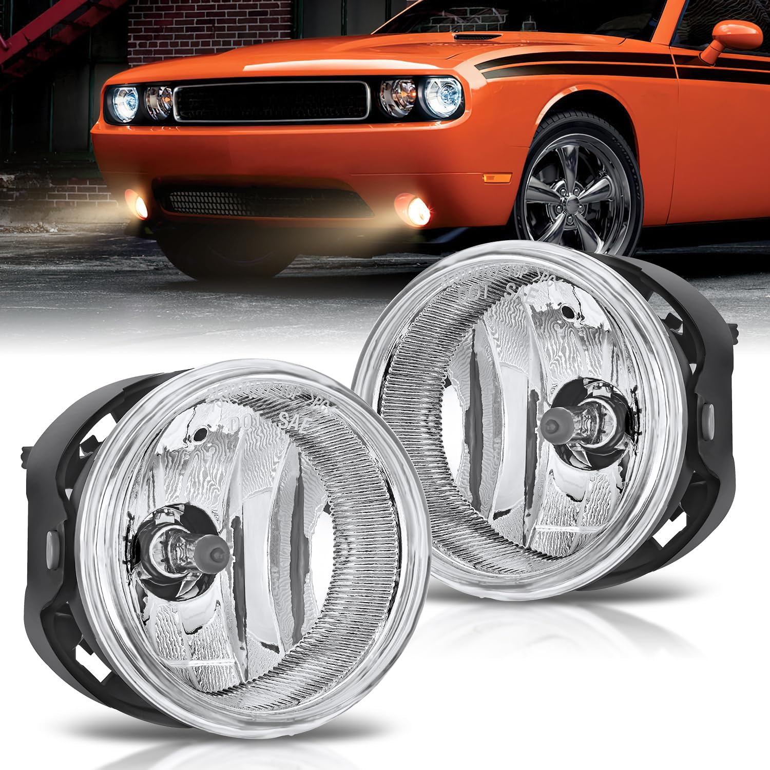 81NbMaoD-fL._AC_SL1500_.jpg Nilight Fog Lights Assembly Compatible with 2005 2006 2007 2008 2009 2010 Dodge Grand Caravan Challenger Charger Caliber Nitro Avenger Chrysler Town & Country Pacifica Jeep Patriot - Image 1