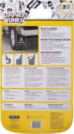 Plasticolor 000502R01 Yosemite Sam Back Off Easy Fit Mud Guard 11" - Set of 2,Multi-colored - Image 3