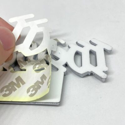 2 Pack We The People Edition Car Emblem - 3D Metal Badge Zinc Alloy Waterproof Rustproof Decal for Fender Tailgate Bumper - Compatible with Truck SUV Auto Accessories (2 Pack, Chrome Black) - Image 5