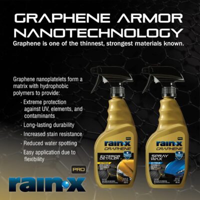 Rain-X PRO 620179 Graphene Exterior Detailer Spray, 16oz - Graphene Shield Technology Gently Removes Light Contaminants and Dirt, Enhances Gloss and Shine - Image 3
