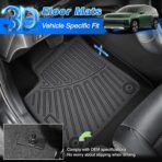 Ioniq 9 Floor Mats - Car Mats for Hyundai Ioniq 9 6 Seats 2025, All Weather Floor Mats and Cargo Liner for Ioniq 9 Accessories, Heavy Duty Rubber Mats, Car Accessories - Image 2