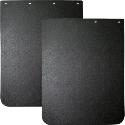 2PCS Universal Heavy Duty Polymer Mudflaps 24x30 Inch, Black Splash Guard Mudflap for Semi Trucks Tractor Trailer - Image 2