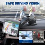 EWAY for Garmin GPS Mount w/Telescopic Extension Arm, Replacement Dash Ball Mount Holder for Dashboard Windshield Windscreen for Garmin Nuvi RV Dezl Drive Drivesmart Zumo Driveassist DriveLuxe - Image 3