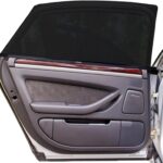 EcoNour Car Window Screens for Camping (Pack of 2) | 100% Protection from Bugs, UV and Mosquito Net | Breathable Mesh Baby Window Covers for Privacy Blackout (Medium 38"x20") | Car Window Accessories