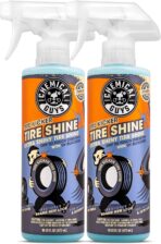 Chemical Guys Tire Kicker Sprayable Extra Glossy Tire Shine Spray, Dry-to-Touch Dressing - Restores Wet Look to Rubber, Vinyl, and Plastic, Safe for Cars, Trucks, Motorcycles, RVs, and More - 16 oz