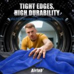 Airlab Microfiber Towels for Cars Wash Drying Thick Plush Cleaning Cloth Auto Detailing Super Absorbent for Interior & Exterior Lint Free, Streak Free, 16" X 16", 800 GSM, Pack of 4 - Image 7