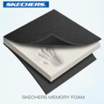 Skechers Steering Wheel Cover, Memory Foam Car Steering Wheel Cover,14.5-15inch Anti-Slip Safety Comfortable Desgin, Universal Accessory for Diverse Cars, Truck,SUV (Black & Black) - Image 5