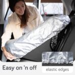 Baby Uma Infant Car Seat Cover Baby - UV Shielding & Heat Blocking Universal Sun Shade for Baby Car Seat, Reflective & Foldable PET Aluminium Cover - Image 3
