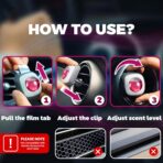 Air Jungles Honey Peach Scent Car Air Freshener Vent Clip, 6 Count Long Lasting Up to 180 days, Natural Essential Oil Car Fragrance for Women and Men, Odor Eliminator - 4ml Each - Image 3