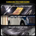 Meguiar's Gold Class Carnauba Plus Premium Paste Wax, Easy-to-Use Blend of Carnauba Wax and Long-Lasting Polymer Protection to Make Your Car Shine, 11 Oz Container - Image 2