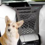 Pennzoil Car Storage Pocket Between Seats, Road Trip Must Haves For Kids, Dog Back Seat Barrier For SUV, Mesh Bag Car Organizer Car Trash Can Bin, Purse Holder For Car Kids Pet Dog Car Divider - Image 4