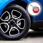 Heavy Duty Tire Pressure Gauge Metal Car Tire Air Pressure Gauge Tool with Digital Display Red for Auto Monitoring - Image 7