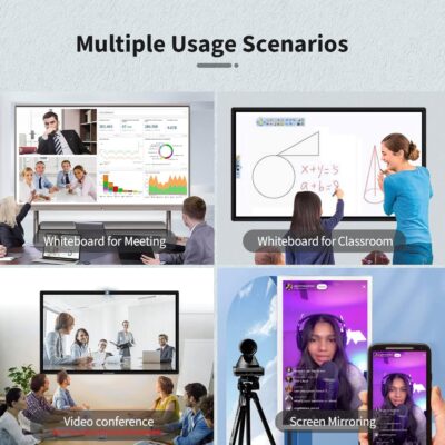 43 inch Capacitive Multi-Touch Screen Industrial Monitor, 16:9 Display 1920 x 1080P, Built-in Speakers, USB, VGA, DVI & HD-MI Ports, Digital Signage Displays and Player for Advertising - Image 4
