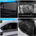 XCBYT Car Window Shade for 2019-2024 Toyota RAV4 Window Covers Side Window Sun Shade Car Window Shade for Baby with Breathable Mesh Insulate Heat and UV for Sleep Camping Breastfeeding - Image 6