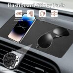 Dash Mat for Car, Anti Slip Dashboards Mat, 10.8" x 6.4" Dashboard Sticky Pads, Car Dash Non Slip Mat, Dashboard Accessories for Cell Phone, Sunglasses, Keys Electronic Devices - Image 4